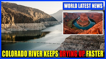 Colorado River keeps drying up, a century-old agreement threatened.