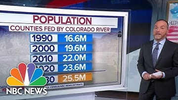 Colorado River Water Levels Drop To Historic Lows As Area Contends With 23-Year Drought