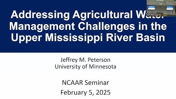 Addressing Agricultural Water Management Challenges in the Upper Mississippi River Basin