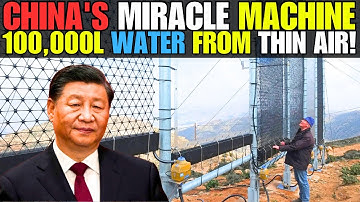 Incredible ‘Water Catcher’ Nets Harvest 100,000 Liters Daily in the Desert!